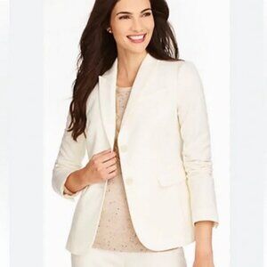 Talbots Italian Flannel Wool Blazer